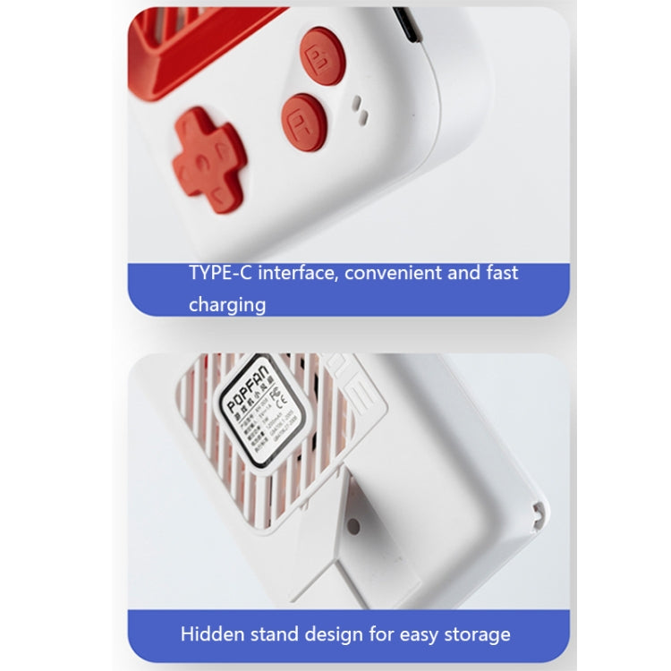PROFAN XH008 USB Hanging Game Console Shape Fan with Bracket, Style: Building Blocks (Red) - Consumer Electronics by PROFAN | Online Shopping UK | buy2fix