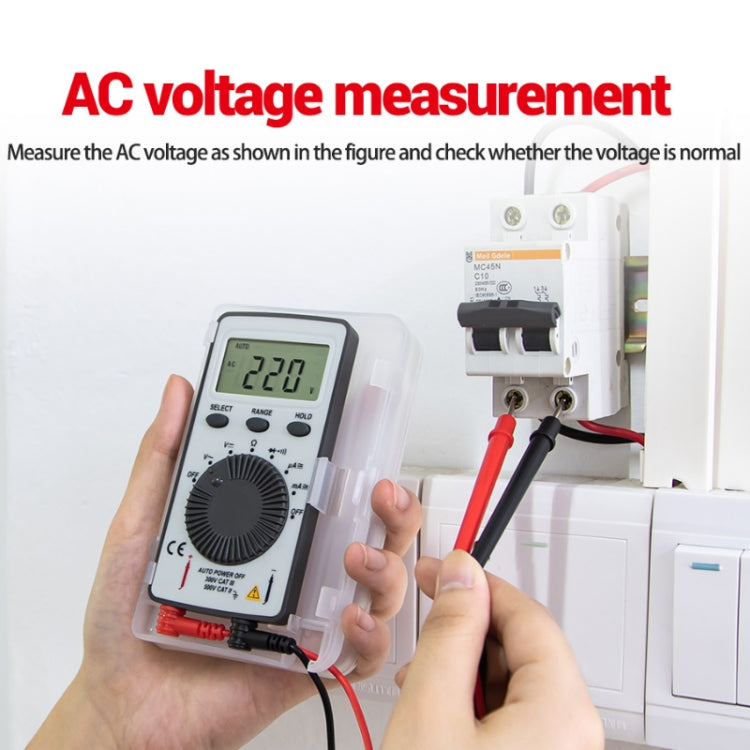 ANENG AN-101 Ultra-thin Mini Digital Display Voltage and Current Multimeter - Consumer Electronics by ANENG | Online Shopping UK | buy2fix