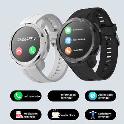 MT12 Smart Call Music Play Guide Step Smart Wireless Sports Watch(White) - Smart Wear by buy2fix | Online Shopping UK | buy2fix