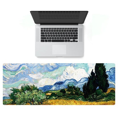 400x900x2mm Locked Am002 Large Oil Painting Desk Rubber Mouse Pad(Cypress) - Mouse Pads by buy2fix | Online Shopping UK | buy2fix