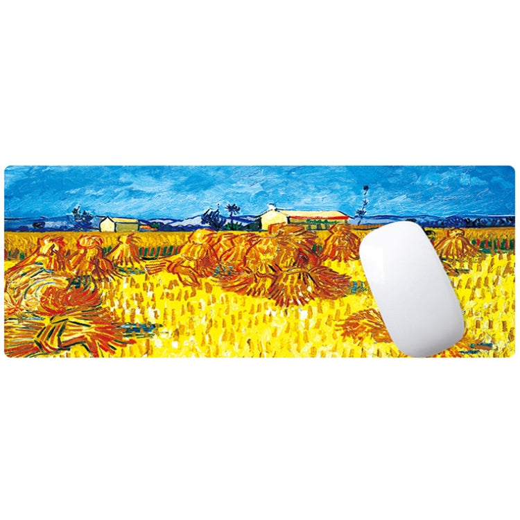 400x900x3mm Locked Am002 Large Oil Painting Desk Rubber Mouse Pad(Scarecrow) - Mouse Pads by buy2fix | Online Shopping UK | buy2fix