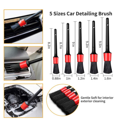 16 PCS / Set Car Washing Tool Brush Drill Cleaning Brush Tire Cleaning Floor Brush(Blue) - In Car by buy2fix | Online Shopping UK | buy2fix