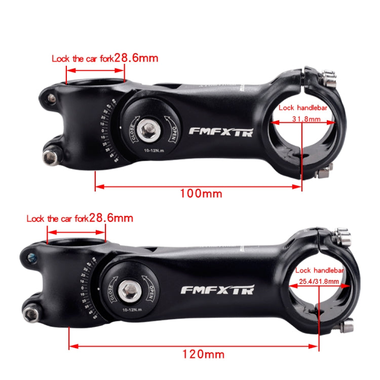 FMFXTR Mountain Bike Adjustable Angle Handlebar Riser, Specification: Upgrade 25.4x120mm - Outdoor & Sports by FMFXTR | Online Shopping UK | buy2fix