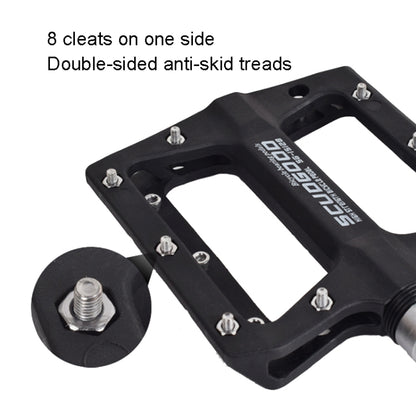 FMFXTR Mountain Bicycle Pedal Nylon Fiber Bearing Non-Slip Pedal(SG-12B Black) - Pedals by FMFXTR | Online Shopping UK | buy2fix