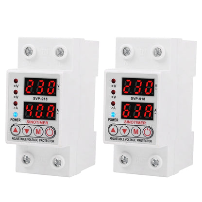 SINOTIMER SVP-918 Adjustable Self-resetting Intelligent Under-voltage Protector, Current:  63A - Consumer Electronics by buy2fix | Online Shopping UK | buy2fix