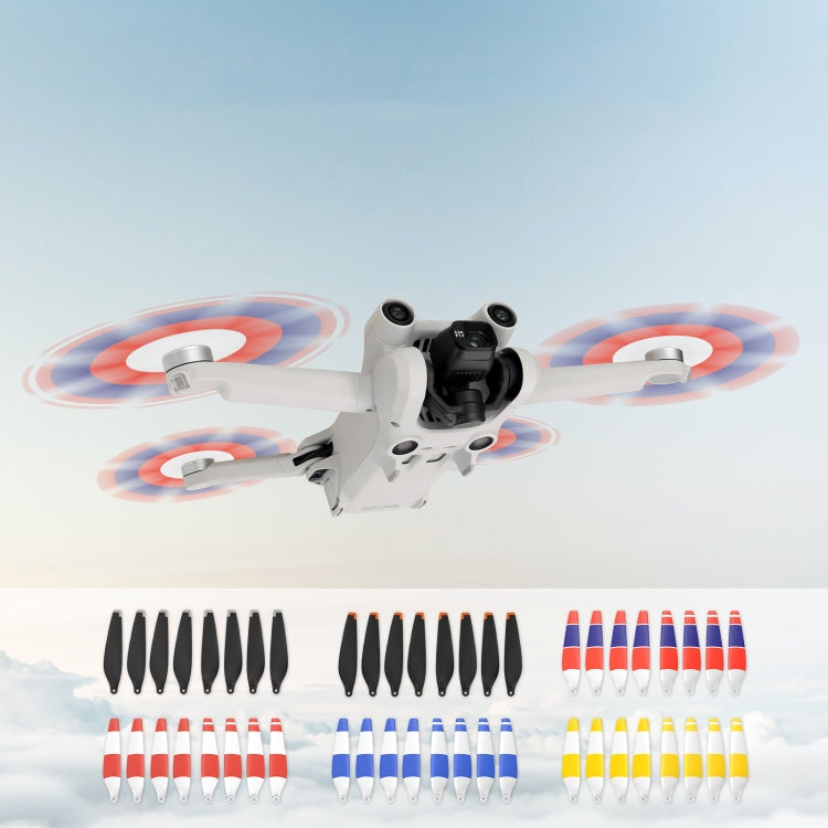 8 PCS 6030F Double Sided Colorful Low Noise Wing Propellers For DJI Mini 3 Pro, Color:  White Yellow - DJI & GoPro Accessories by buy2fix | Online Shopping UK | buy2fix