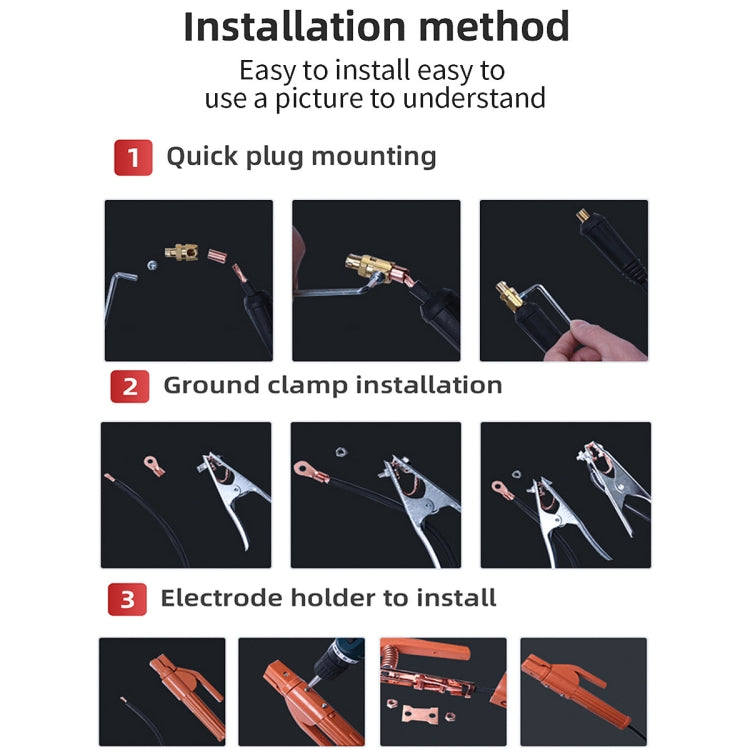 MMA-250 Household Small Intelligent DC Handheld Electric Welder UK Plug - Home & Garden by buy2fix | Online Shopping UK | buy2fix