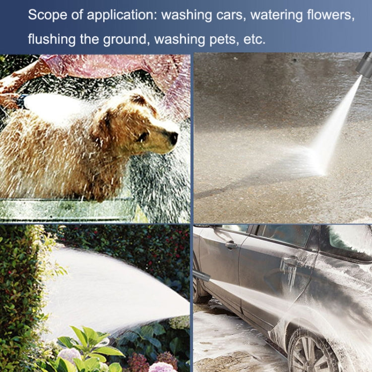 YYS-491 Aluminum Alloy Car Wash High Pressure Sprinkler Household Car Wash Tool Set(Black) - In Car by buy2fix | Online Shopping UK | buy2fix
