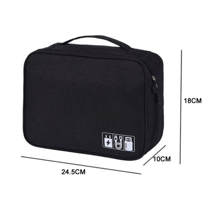 Multifunctional Cationic Digital U Disk Data Cable Storage Bag(Navy) - Other by buy2fix | Online Shopping UK | buy2fix