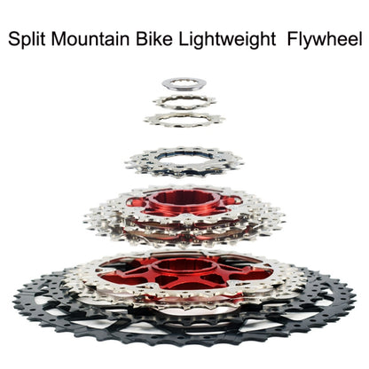 VG Sports Split Mountain Bike Lightweight Cassette Flywheel, Style: 11 Sspeed 50T (Silver) - Outdoor & Sports by VG Sports | Online Shopping UK | buy2fix