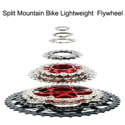 VG Sports Split Mountain Bike Lightweight Cassette Flywheel, Style: 9 Speed 42T (Silver) - Bicycle Chains & Rounds by VG Sports | Online Shopping UK | buy2fix