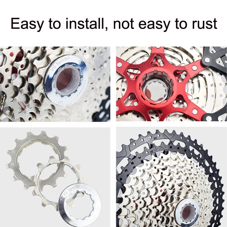 VG Sports Split Mountain Bike Lightweight Cassette Flywheel, Style: 9 Speed 42T (Silver) - Bicycle Chains & Rounds by VG Sports | Online Shopping UK | buy2fix