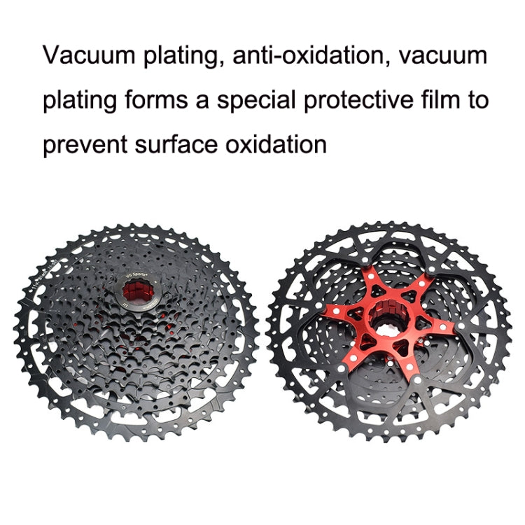 VG Sports Split Mountain Bike Lightweight Cassette Flywheel, Style: 11 Speed 42T (Black) - Outdoor & Sports by VG Sports | Online Shopping UK | buy2fix