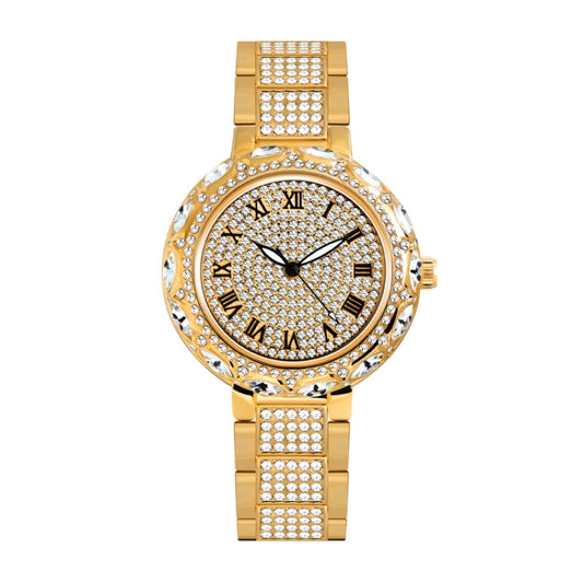 BS Bee Sister  FA1499 Ladies Diamond Watch Jewelry Chain Watch(Gold) - Alloy Watches by BS Bee Sister | Online Shopping UK | buy2fix