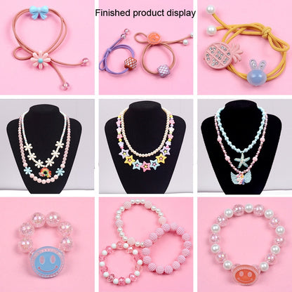 24 Grid Acrylic Beaded Kids DIY Necklace Bracelet Toys(Bead In Bead) - DIY Developmental Toys by buy2fix | Online Shopping UK | buy2fix