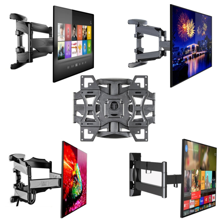 NORTH BAYOU Telescopic Swivel TV Monitor Wall Mount Bracket For 32-60 inch - TV Brackets & Mounts by NORTH BAYOU | Online Shopping UK | buy2fix