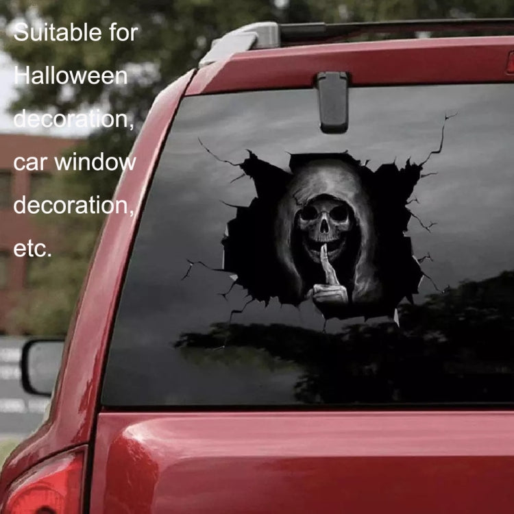 5PCS Halloween Horror Skull Car Window Sticker, Size:, Color: 40x30cm - In Car by buy2fix | Online Shopping UK | buy2fix