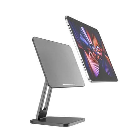 X27 Desktop Folding Rotating Tablet Magnetic Bracket For  iPad Pro 12.9 Inch (2018/2020/2021)(Silver) - Desktop Holder by buy2fix | Online Shopping UK | buy2fix