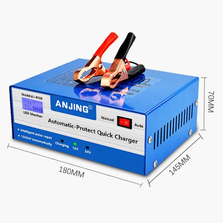 ANJING AJ-618E Battery Charger Car Battery Repairer, Model: UK Plug - In Car by buy2fix | Online Shopping UK | buy2fix