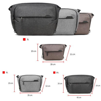 Portable Waterproof Photography SLR Camera Messenger Bag, Color: 3L Light Gray - Camera Accessories by buy2fix | Online Shopping UK | buy2fix