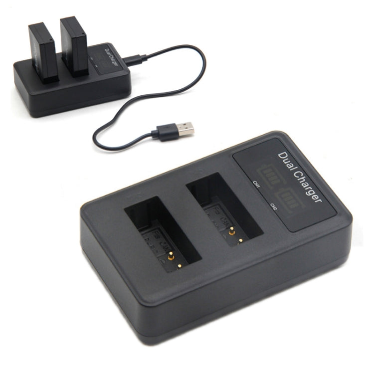 LP-E12 Vertical Dual Charge Action Camera Battery Charger - Camera Accessories by buy2fix | Online Shopping UK | buy2fix