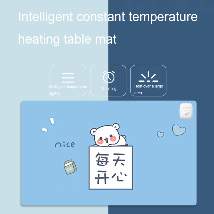 Intelligent Timing Heating Waterproof Warm Mouse Pad CN Plug, Size: 60x36cm(Astronaut) - Mouse Pads by buy2fix | Online Shopping UK | buy2fix