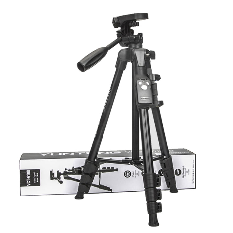 YUNTENG 6108 Camera Tripod With Mobile Phone Bluetooth Remote Control - Tripods by YUNTENG | Online Shopping UK | buy2fix