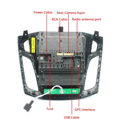 For Ford Focus 9.7 inch Android WiFi Car Integrated Machine, Style: Standard(2+32G) - In Car by buy2fix | Online Shopping UK | buy2fix