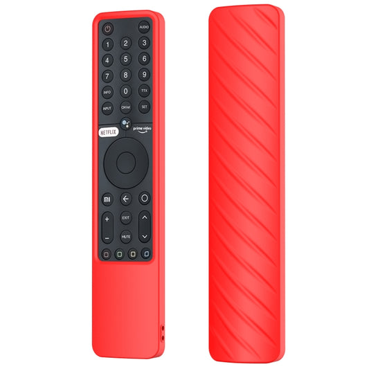 Suitable for Xiaomi P1 Remote Control Twill Washable Drop-proof Silicone Case(Red) - Consumer Electronics by buy2fix | Online Shopping UK | buy2fix