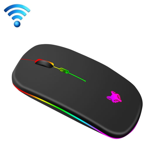 XUNSVFOX XYH50 4 Keys USB Charging Business Office Wireless Light Mouse(Black) - Wireless Mice by XUNSVFOX | Online Shopping UK | buy2fix
