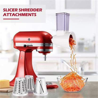 KA-08 For KitchenAid New Cutter Multi-functional Vegetable Cutter Accessories Slicer Grater(White) - Home & Garden by buy2fix | Online Shopping UK | buy2fix