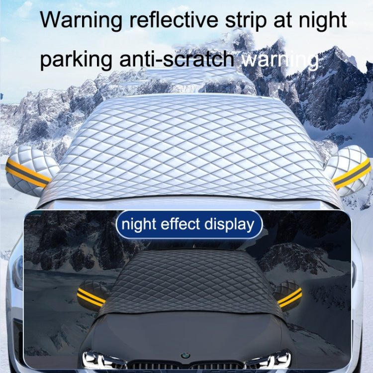 SUITU R-3945 Car Winter Front Glass Snow Shield Defrost Sunshade Thickened Car Clothing, Style: Non-magnet Quilt - Window Foils & Solar Protection by SUITU | Online Shopping UK | buy2fix