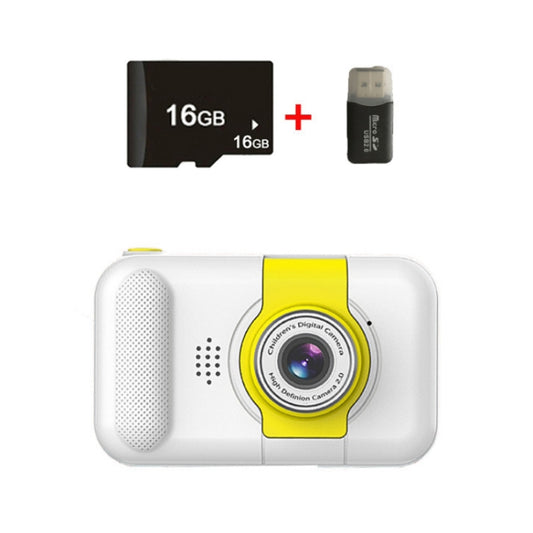 X101 Mini HD Lens Reversible Child Camera, Color: White+16G+Card Reader - Consumer Electronics by buy2fix | Online Shopping UK | buy2fix