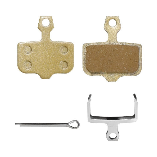 Mountain Bike Resin Semi-Metal Brake Pads(Gold) - Outdoor & Sports by buy2fix | Online Shopping UK | buy2fix