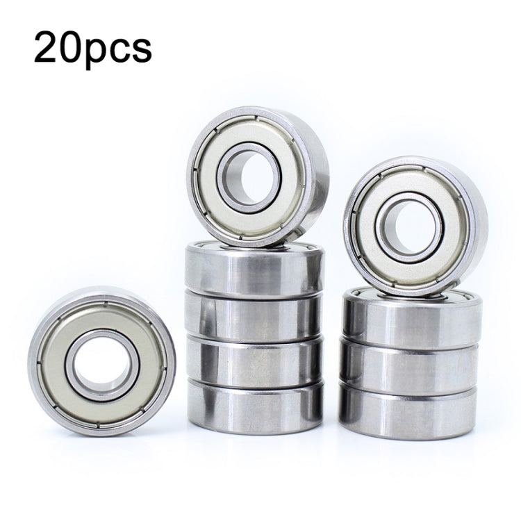 608zz 20pcs Miniature Bearings Silent Deep Groove Ball Bearings - Bearing by buy2fix | Online Shopping UK | buy2fix