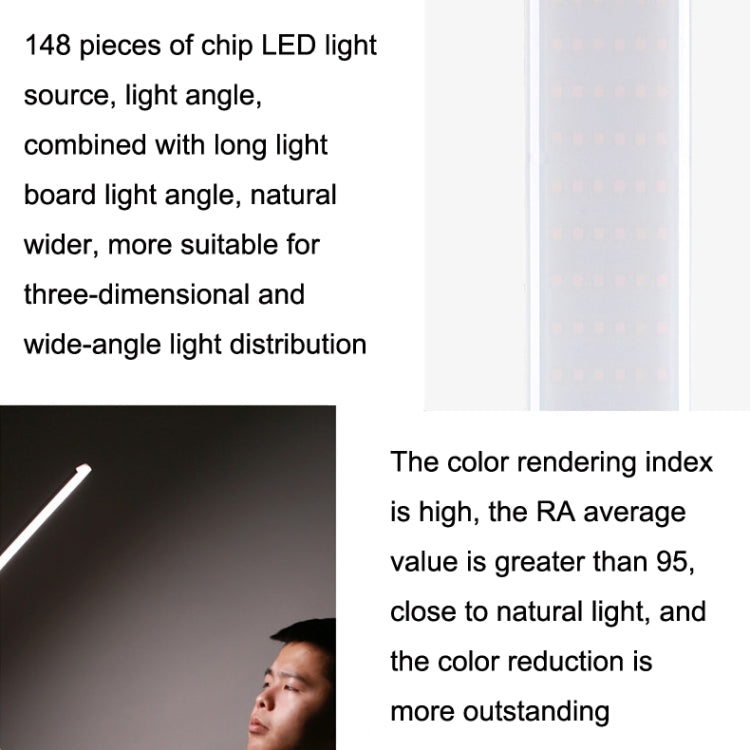 YONGNUO YN360S SLR LED Fill Light Stick Handheld Camera Lights External Photo Lamp, Style: Standard+Power Supply - Camera Accessories by YONGNUO | Online Shopping UK | buy2fix