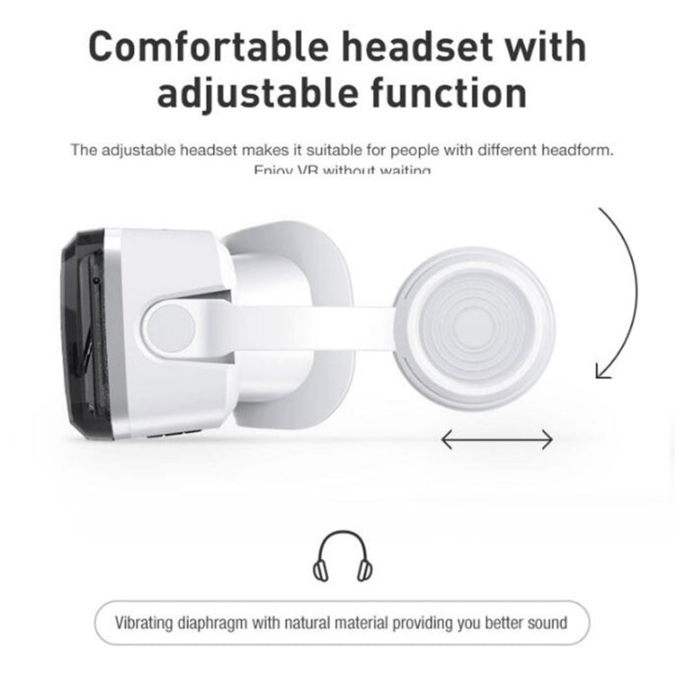 VRSHINECON G04BS+B01 Handle 3D Virtual Reality Helmet VR Glasses With Bluetooth Headset - Consumer Electronics by VRSHINECON | Online Shopping UK | buy2fix