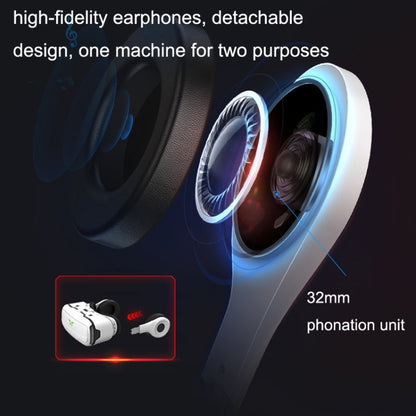 VR SHINECON G02EF+S6 Bluetooth Handle Mobile Phone 3D Virtual Reality VR Game Helmet Glasses With Headset - VR Headset by VR SHINECON | Online Shopping UK | buy2fix