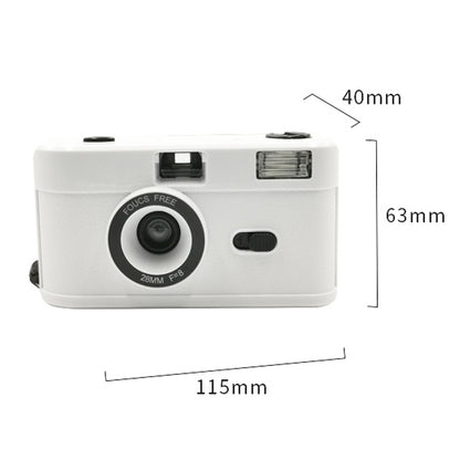 R2-FILM Retro Manual Reusable Film Camera for Children without Film(Black+White) - Consumer Electronics by buy2fix | Online Shopping UK | buy2fix