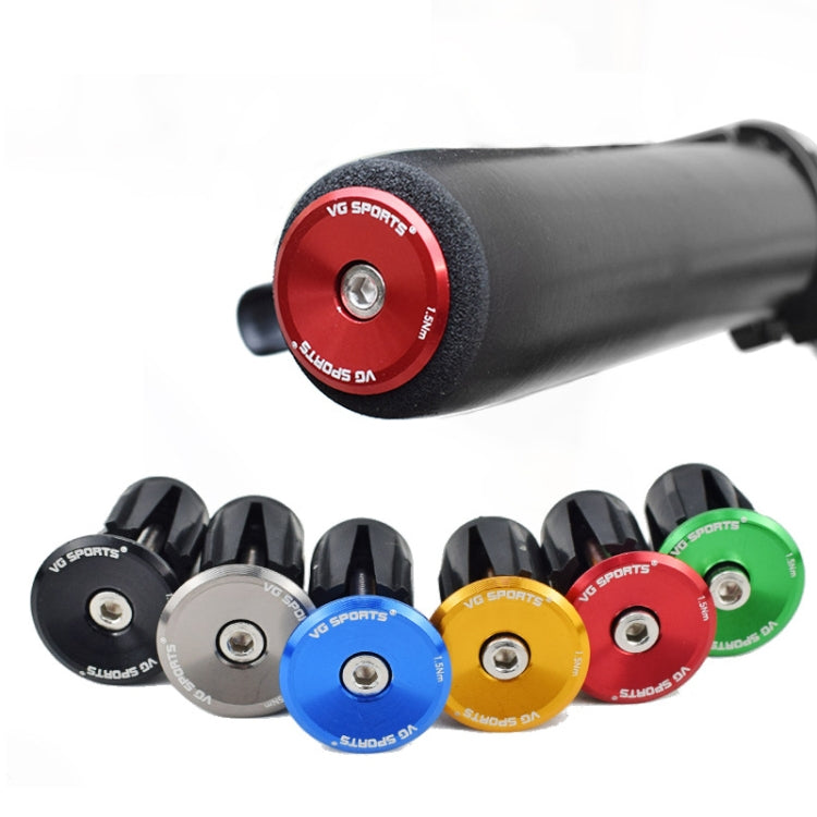 2pairs Aluminum Alloy Bicycle Expansion Handlebar Plug(Red) - Outdoor & Sports by buy2fix | Online Shopping UK | buy2fix