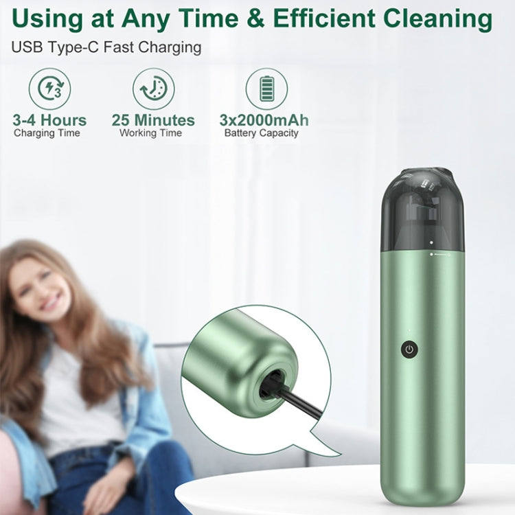 Pinjia P07 Wireless Mini Fashion Vehicle Vacuum Cleaner(Gradient Gray) - In Car by Pinjia | Online Shopping UK | buy2fix
