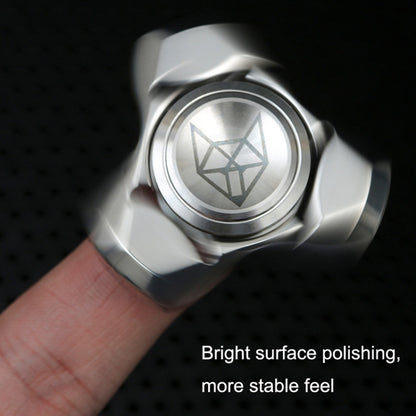 Fingertips Piping Gyro CNC Mechanical Anti-Anxiety Gear Metal Toys, Color: Silver Fox - Spinning Toys by buy2fix | Online Shopping UK | buy2fix