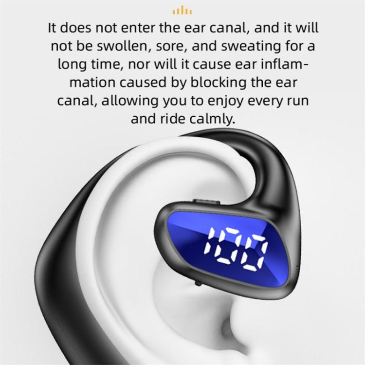 M-K8 Bluetooth Headset Ear Hanging Business Model Air Conduction Earphone(Blue) - Bluetooth Earphone by buy2fix | Online Shopping UK | buy2fix