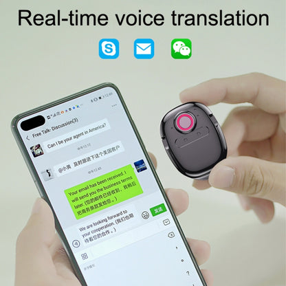 T2 Voice Transfer Text Translation Chat Supports All APP Translation Recording Translated Intelligent Translator(Ring Model) - Consumer Electronics by buy2fix | Online Shopping UK | buy2fix