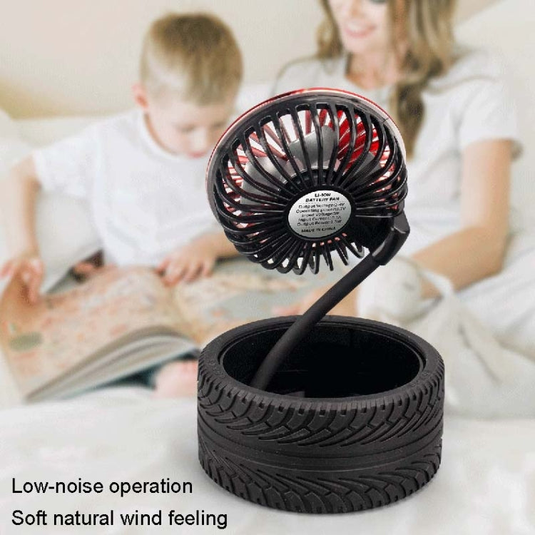 KD195 Electroplating Modification Small Fan Retro Wheel Fan(Gold) - Consumer Electronics by buy2fix | Online Shopping UK | buy2fix