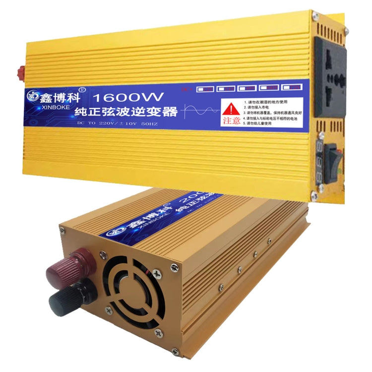 XINBOKE High Power Household Car Sine Wave Inverter 12V 2000W To 220V 1000W(Single Display) - In Car by XINBOKE | Online Shopping UK | buy2fix