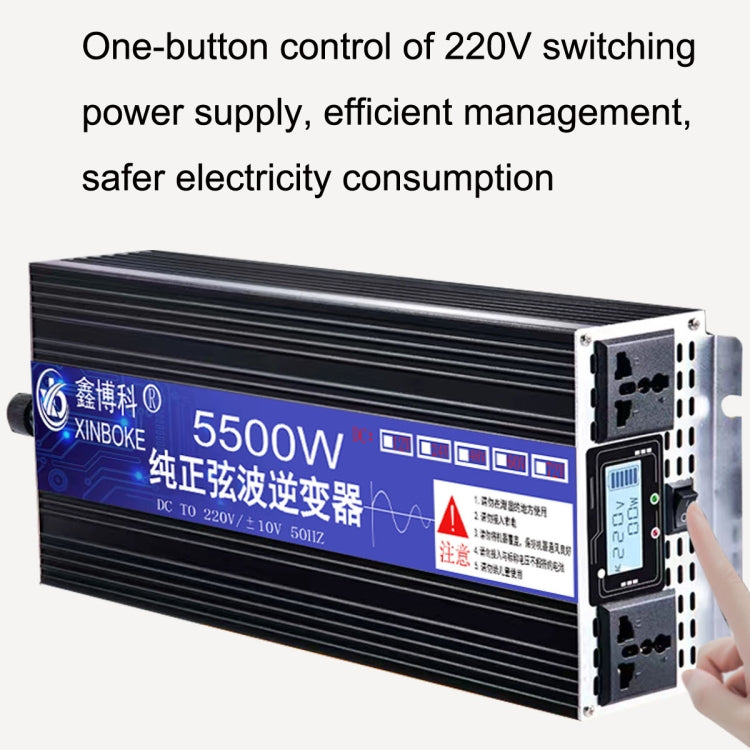 XINBOKE High Power Household Car Sine Wave Inverter 60V 3000W To 220V 1500W (LCD Display) - In Car by XINBOKE | Online Shopping UK | buy2fix
