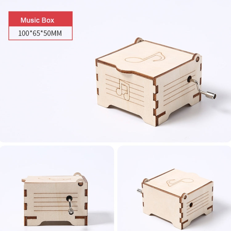 Wooden Mechanical Puzzle Toys Science Electric Assembling Toys ,Style: Hand Shake Music Box - Puzzle Toys by buy2fix | Online Shopping UK | buy2fix