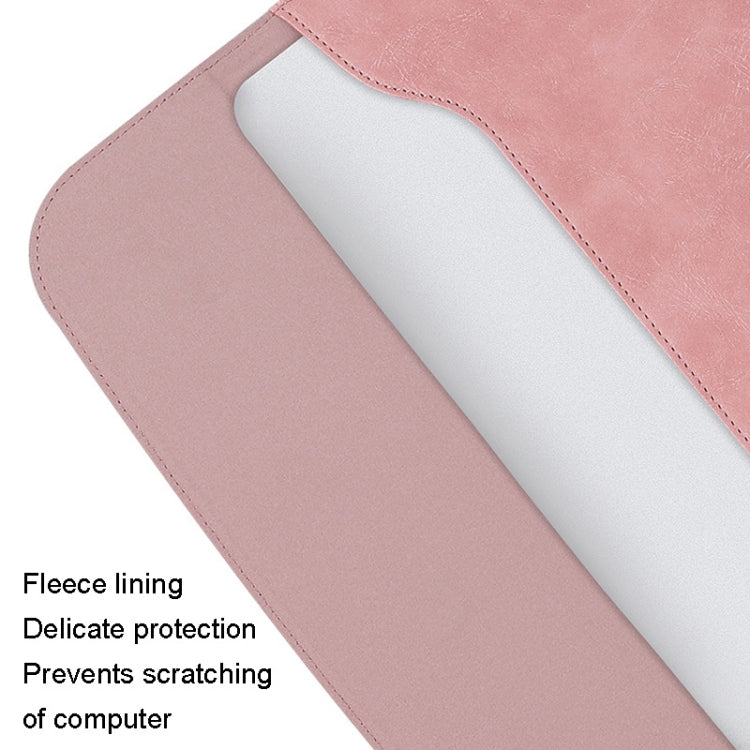 A20 Laptop Bag Magnetic Suction Slim Tablet Case Inner Bag, Size: 11/12 inch(Pink) -  by buy2fix | Online Shopping UK | buy2fix