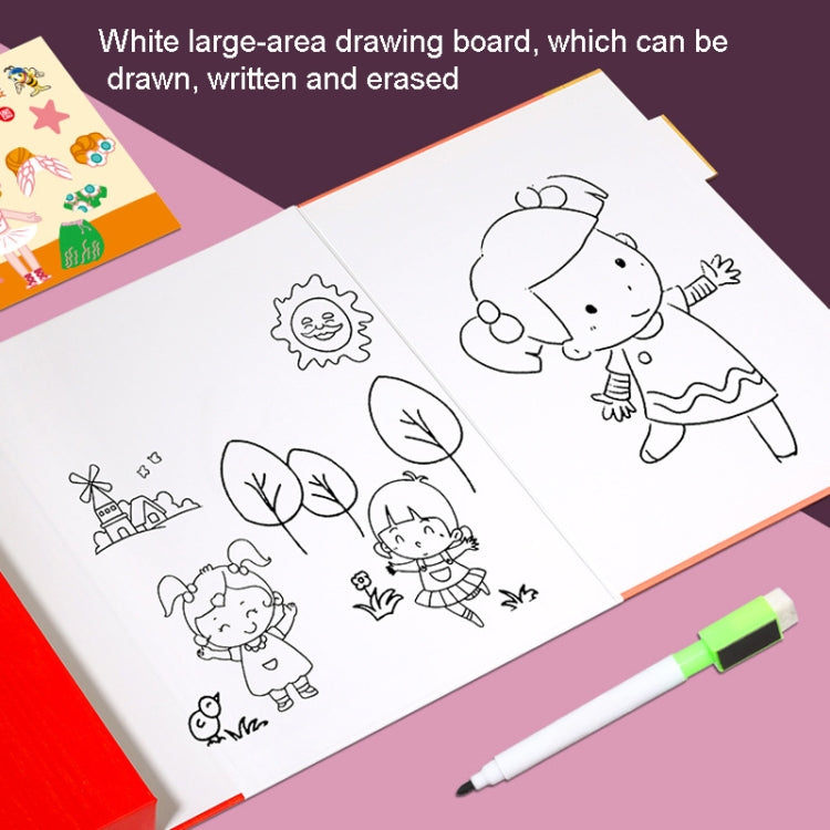 Drawer Type Double-sided Drawing Board Puzzle Magnetic Cartoon Dress Up Wooden Toys(Marine Life) - Early Education Toys by buy2fix | Online Shopping UK | buy2fix